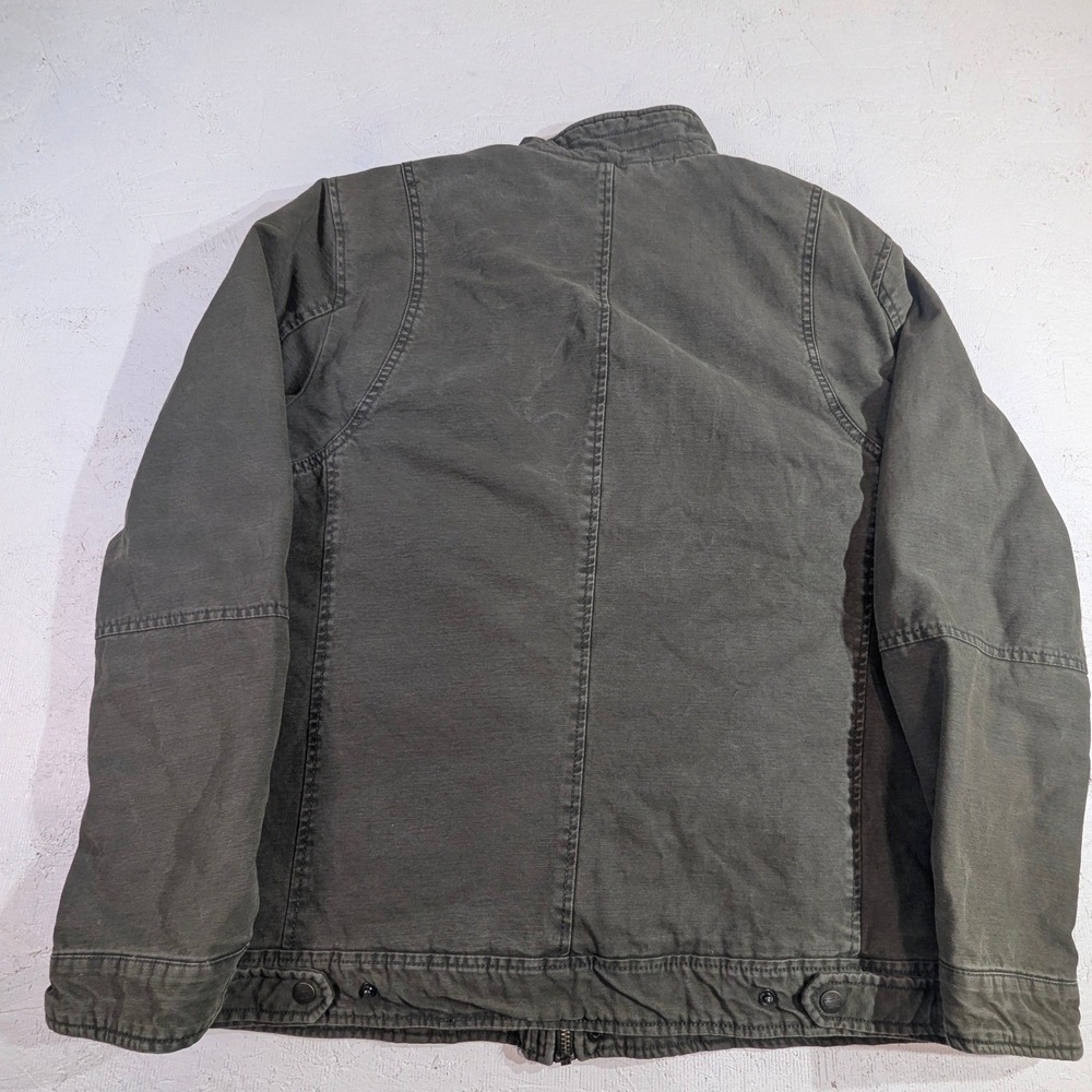 Levi Strauss & Co Utility Jacket Men's L Olive Green READ - Picture 15 of 16